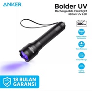 Anker Bolder UV Flashlight Rechargeable Senter Ultraviolet Anker T1429