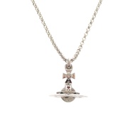Vivienne Westwood Westwood 1431號 Orb 鑲鑽金屬銀項鍊，成色極佳 [二手]