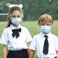 【 face shield kids anti-fog protective face shield full face anti-droplet student transparent anti-s