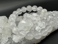 🔮 Silver Rutilated Quartz 銀髮晶 白髮晶 白兔毛 天然水晶 串珠 手串 手鍊 手鏈 10mm