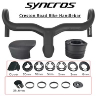 Syncros Creston Road Bike Carbon Handlebar Internal Wiring Integration Carbon Fiber Bike Handle 31.8mm Road Bike Accessories