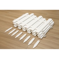 LOCAL789 Tree O Plastic Field Fence YW-001 Size 40x50x1.1cm. White (4 Pieces/Set) The Shop Is In