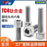 TC4 Titanium Aloi GR5 Kepala Silinder Soket Hex Countersunk Kepala Torx Kepala Bulat Phillips Skru T
