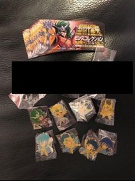 日版 聖鬥士星矢 星矢 Q版 別針 襟章 PINS PART 2 普通版 8個  青銅 聖衣 瞬 一輝 冰河 水瓶 雙魚 山羊 天蠍 人馬 扭蛋