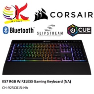 CORSAIR K57 RGB WIRELESS/WIRED 2.4GHZ/BLUETOOTH GAMING KEYBOARD WITH 6 DEDICATED MACRO KEYS ICUE CH-