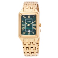 Authentic Fossil Women Raquel Green Dial Gold Stainless Steel Watch ES5341 Jam Tangan Wanita Perempu