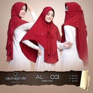 Hijab AL03 MAROON/Hijab 3IN1 BY