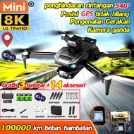 drone jarak jauh 3000000km MINI drone kamera jarak jauh gps 8K jarak jauh Pengembalian Dual Kamera 3