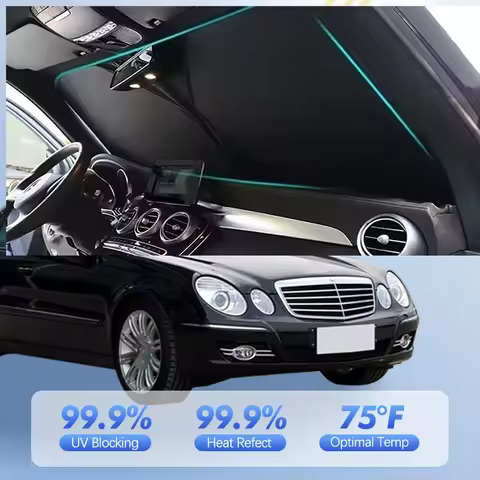 For Mercedes Benz E Class W211 Car Windshield Sun Shade Sunshade Sun Visor Protector Blocks UV Rays