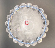 (300) 白阿賽斯特萊手鍊 （Azeztulite ）7mm/8mm/9mm/10mm (包郵）$70 起