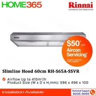 Rinnai Slimline Hood 60cm RH-S65A-SSVR