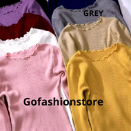 Inner rajut knit lengan panjang inner rajut lengan panjang kriwil inner rajut turtleneck premium ata