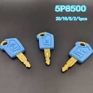 20/10/5pcs BLUE 5P8500 New Ignition Keys for CAT E305.5 307 313 320D2GCE2 Excavator Blue Exquisite K