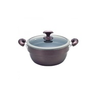 Two-hand pot steamer combined aluminum stage with IH support 26 cm