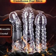 Ready Alat Bantu Seks Pria Kondom Reusable Jav