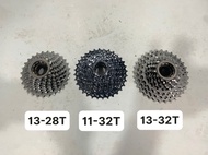 Líp vặn xe đạp ATA 8 tâng màu bạc líp xe đạp 8 speed líp 8s 11-32t / 13-28t / 13-32t .Líp xe đạp t