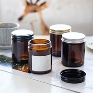 250ml Amber Glass Jar | 250g Candle Jar | Balang Lilin | Cosmetic Glass Jar | Aromatherapy Candle Jar |