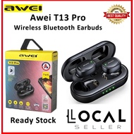 AWEI T13 Pro Awei T13 pro TWS bluetooth 5.3 touch True Wireless Stereo Headphone Fast Pairing Touch Sensor Siri Earphone