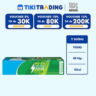 Thùng 48 Hộp Sữa Nestlé Milo Ít Đường (110ml/ Hộp)