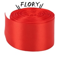 FLORY11  Line Ribbon, Polyester Cotton Smooth Surface Sprint Banner, Decorative Display Red Color Cu