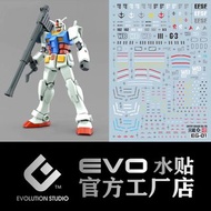 高達模型水貼 EG HG RG 1/144 Gundam 元祖高達 1號機 2號機 3號機 G3 專用 RX-78-1 RX-78-2 RX-78-3 SD bb戰士也可用 UC0079  魂限 me