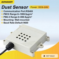 KM21 Dust Sensor Industrial Air Quality Sensor PM2.5 PM10 RS485 Modbus Wall Mount DC624V Air Quality