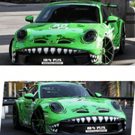 CANJING | ฟิล์มหุ้มเปลี่ยนสีรถ Porsche 911/718 สไตล์ไดโนเสาร์