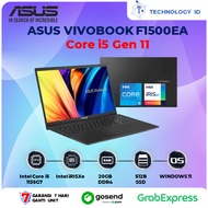 laptop asus vivobook f1500ea i5 1135g7 8gb ram 512ssd 15.6 fhd w11 - 8gb/256ssd + antigores