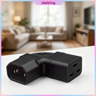 Star Metal C14 to C19 Connectors 10A Plug to 15A Space Saving Left Angle Design Suitable for Server 