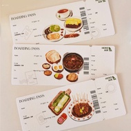 Boarding Pass Souvenir Bookmark Surabaya