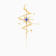 [Tattoo Stickers] Azure Star Eye Personality Color ins Arm Waterproof Long-Lasting Sweet Cool Hot Gi