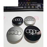 Audi A1, A3, A4, A4L, A6, A6L, A7, A8, A8L, C5, Q3, Q5, Q7 wheel cover Logo... - Price for 1 piece