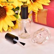 buddyboyyan 1Pcs 5/10/15ml Empty Glass Nail Polish Bottle With Brush Nail Oil Glass Bottle BYN