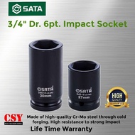 SATA 3/4″ Drive 6 Point Metric Impact Deep Socket 40mm - 41mm