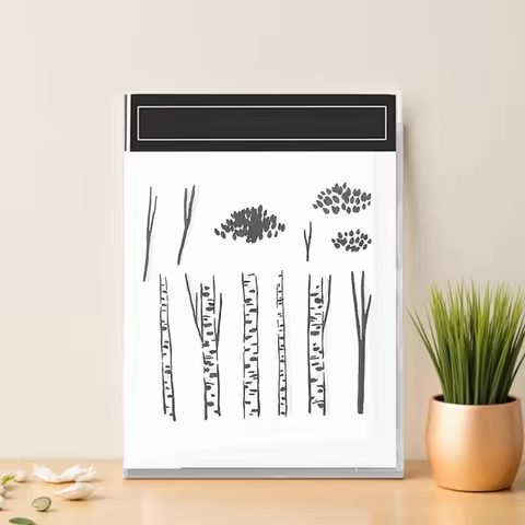 Letter with Flowers Stencil Layering Stencils Reusable Crafts Template DIY Drawing Scrapbooking Colo