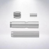日本 UNUS SMART-JACKET Uni Kuru Toga 專用自動鉛筆芯金屬護套組: 銀色