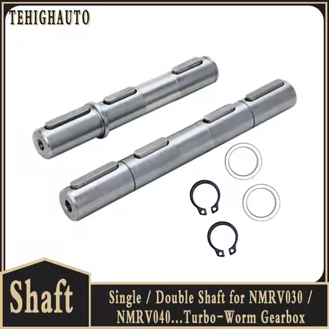 Single/Double 14/18mm Output Shaft for NMRV030/NMRV040 Turbo-Worm Gearbox Worm Gear Reducer Accessor