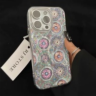 Ethnic Style Pattern Suitable for iPhone16Pro Phone Case Apple 15 Feather Yarn 14promax Large Hole 1