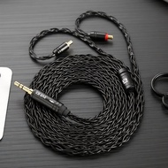KBEAR ST12 8-Core 4N OFC Silver-Plated Earbud Cable 2-Pin MMCX/QDC HiFi Headphone Extension for KZ Z