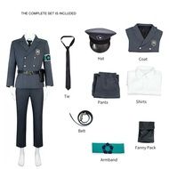 Trang Phục Cosplay khóa màu xanh Anime đồng phục bảo vệ isagi yoichi chigiri hyoma đồng phục sĩ quan