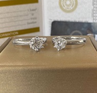 แหวนเงินแท้925 เพชร CZ (สินค้ามาใหม่) เกรดงาน Jewelry-Hi-end เทียบเท่าเพชรแท้ ตัวเรือนเคลือบทองคำขาว 18k