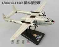 [在台現貨] 飛行車廂 C-119G 義大利空軍 費爾柴德 C-119 運輸機 1/200 合金 飛機模型