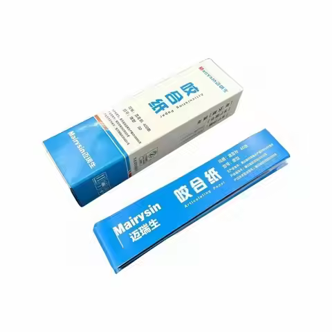 1 box Dental Articulating Paper Dentist Lab Products Double-sided Bite Strips Oral Teeth Care Whiten