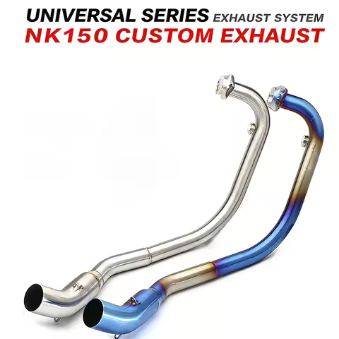 Motorcycle Muffler Exhaust Escape high quality Full System Front Middle Pipe For CF NK250 NK150 400N