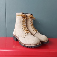 Hawkins GT4371 Good Year Welt Construction Work Boots 9E/42 Made in Korea Beautiful Shape Velvet Lea