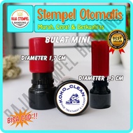1.7 Cm Round Flash Stamp, Small Paid Stamp for/Vocer Voucher, Online Shop Stampel, Package Stample