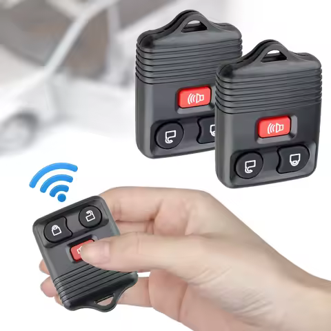 2PCS Keyless Entry Car Remote Control Key Fob 3 Buttons Keyless Entry Remote Control Remote Car Key 
