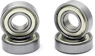 FKG R6-ZZ 3/8"x7/8"x9/32" Deep Groove Ball Bearing Double Metal Shields Bearing Pre-Lubricated 4 Pcs
