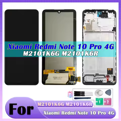 OLED For Xiaomi Redmi Note 10Pro LCD Display,For Redmi Note10 Pro Redmi Note10 Pro M2101K6P M2101k6G
