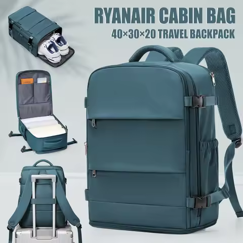 Travel Backpack for Women Men, Ryanair Backpack 40x30x20 Cabin Airplane Luggage EasyJet 45x36x20 Bac